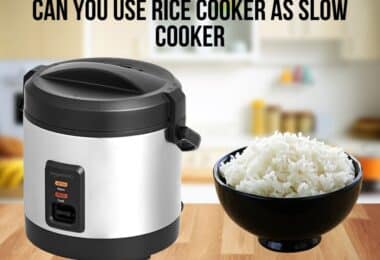 Can you use rice cooker as slow cooker