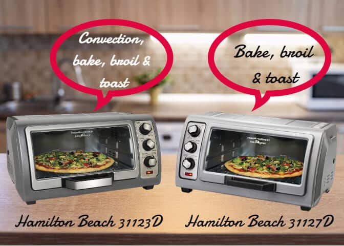 Hamilton Beach 31123D Vs 31127D Cooking Functions Difference
