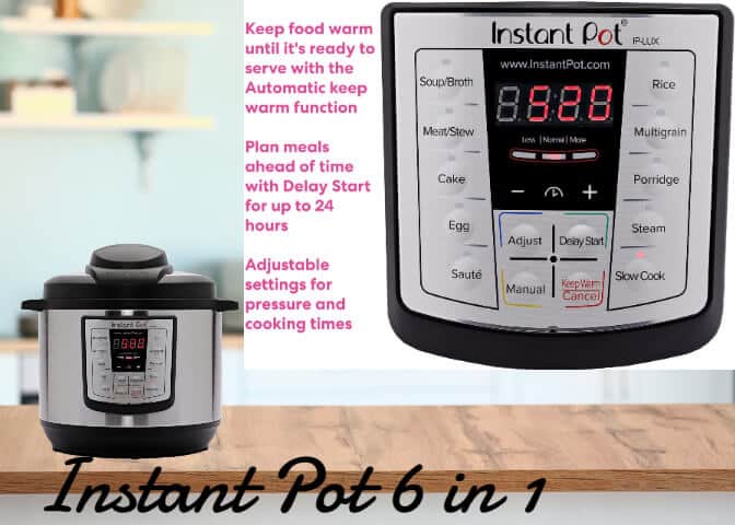 Instant pot 6 in 1 funcation