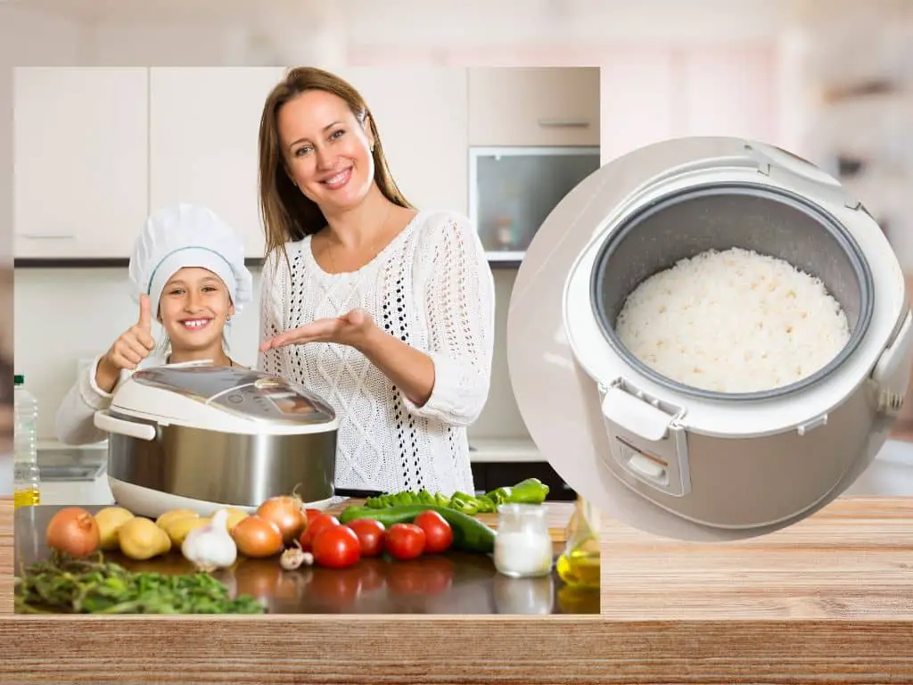 TLOG Mini Rice Cooker 2.5 Cups Uncooked, Healthy Ceramic Coating