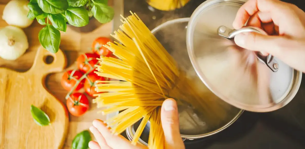 Pasta in a rice cooker