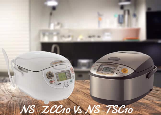 Zojirushi NS-ZCC10 Vs NS-TSC10 difference