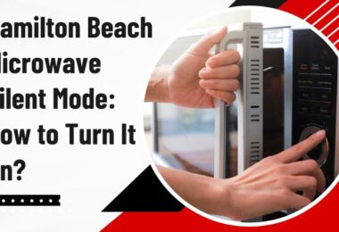 hamilton beach microwave silent mode