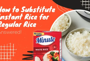 how to substitute instant rice for regular rice
